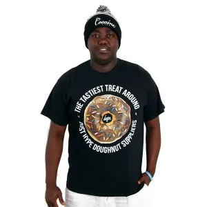 Hype Just Hype Doughnut Suppliers Tee Black - Size:2XL