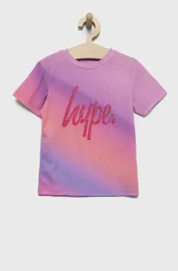 Detské bavlnené tričko Hype ružová farba, #6139176