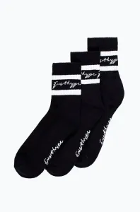 Ponožky Hype (3-pak) pánske, čierna farba #204133