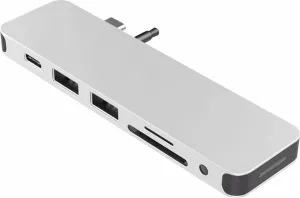 HyperDrive SOLO USB-C Hub pre MacBook + ostatné USB-C zariadenia – Strieborný