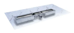 I-Drain - Linear 54 Sprchový žľab z ABS, s hydroizoláciou, dĺžka 700 mm IDABS4M07001X1