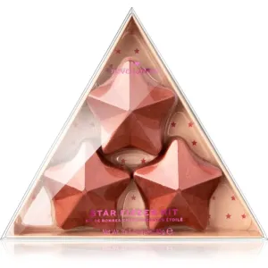 I Heart Revolution Star Bath Fizzer Kit darčeková kazeta kúpeľová bomba v tvare hviezdy 3 x 40 g pre ženy Coconut