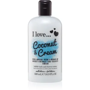 I love... Coconut & Cream sprchový a kúpeľový gélový olej 500 ml