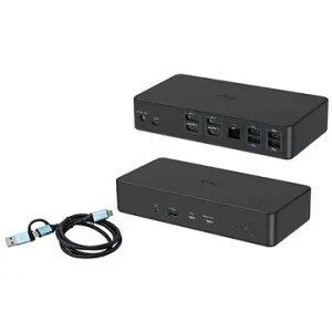 i-tec USB 3.0/USB-C/Thunderbolt 3 Professional Dual 4K Display Docking Station Gen2, PD 100 W