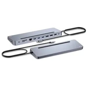 i-tec USB-C Metal Ergonomic 4K 3x Display Docking Station, Power Delivery 100W #7615022