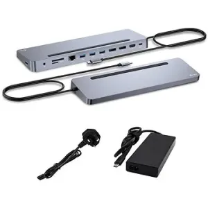 i-tec USB-C Metal Ergonomic 4K 3x Display Docking Station, Power Delivery 100W + i-tec Universal Cha #7615023