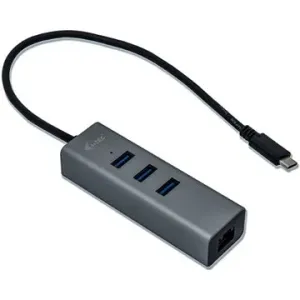 I-TEC USB-C Metal 3-portový HUB s GLAN