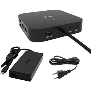 i-tec USB-C HDMI + Dual DP Docking Station with Power Delivery 100 W + i-tec Univ. Charger 112 W