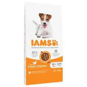 IAMS Advanced Nutrition Senior Small & Medium Dog Chicken - výhodné balenie: 2 x 12 kg