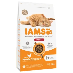 IAMS granule pre mačky, 3 kg - 10% zľava - Vitality Cat Adult Indoor chicken (3 kg)