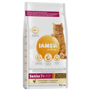 IAMS for Vitality granuly, 3 kg - 10 % zľava -  Senior Chicken 3 kg