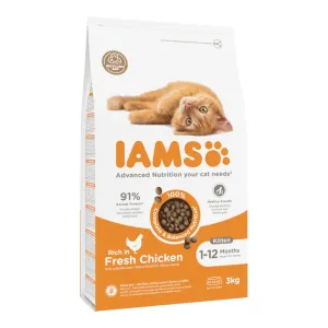IAMS for Vitality Kitten 3 kg - 10 % zľava - Kitten Fresh Chicken (3 kg)