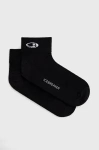 Ponožky Icebreaker Run+ Ultralight Mini pánske, čierna farba #7122918