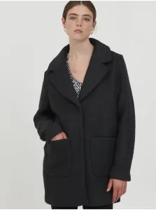 Kabáty pre ženy ICHI - čierna #624924