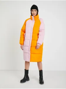Kabáty pre ženy ICHI - oranžová, ružová