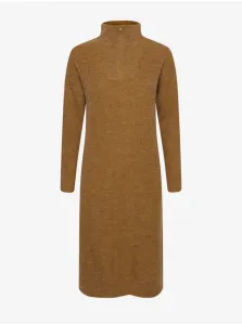 Šaty na denné nosenie pre ženy ICHI - hnedá