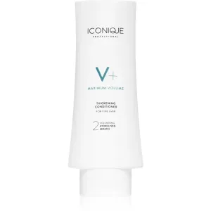 ICONIQUE Professional V+ Maximum volume Thickening Conditioner kondicionér pre objem jemných vlasov 200 ml