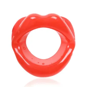 Ida Leather - roubíky s otvorenými ústami (červené)