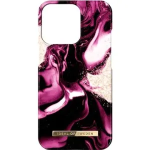 Fashion iDeal Of Sweden na iPhone 14 Pro Golden Ruby Marble
