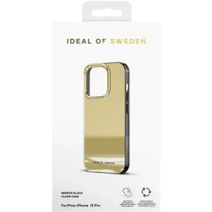 iDeal Of Sweden Ochranný kryt Clear Case na iPhone 15 Pro Mirror Gold