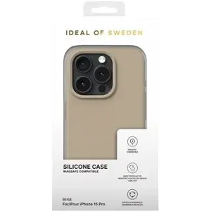 iDeal Of Sweden Silikónový ochranný kryt s Magsafe na iPhone 15 Pro Beige