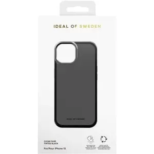 iDeal Of Sweden Ochranný kryt Clear Case na iPhone 15 Tinted Black