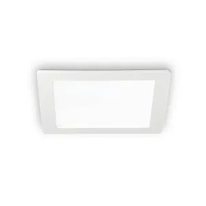 Stropné LED svetlo Groove square 11,8x11,8 cm