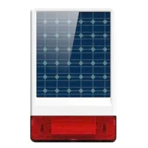 iGET P12 SECURITY Bezdrôtová solárna vonkajšia siréna 110 dB