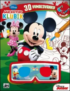 3D vymaľovanky/ Mickeyho klubík - Disney