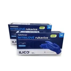 ILICO nitrilové rukavice M, 100 ks
