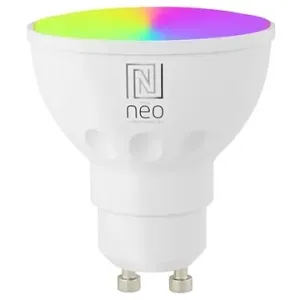 IMMAX NEO Smart žiarovka LED GU10 4,8 W RGB+CCT farebná a biela, stmievateľná, Zigbee