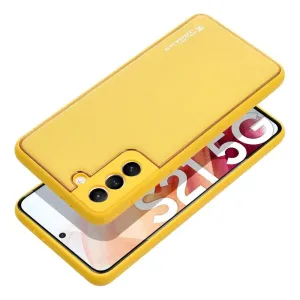 Plastové puzdro na Samsung Galaxy A05 A055 Leather žlté