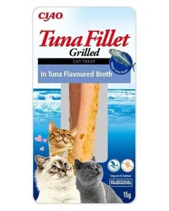 Maškrta Inaba Churu Grilled cat Tuniak v tuniakovom vývare 12ks 180g #9529247