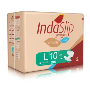 IndaSlip Premium L 10 Plus plienkové nohavičky,dermo, airsoft, obvod 110-150 cm, 1x20 ks