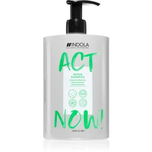 Indola Act Now! Repair Shampoo vyživujúci šampón pre suché a poškodené vlasy 1000 ml