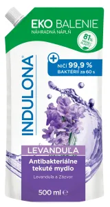 Indulona Antibakteriálne tekuté mydlo Levandule - náhradná náplň 500 ml