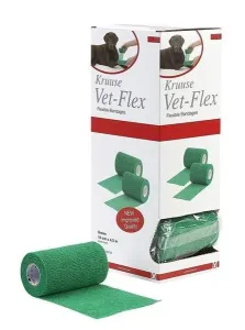 Bandáž KRUUSE Vet-Flex zelená pre zvieratá 7,5 cm x 4,5, 10ks