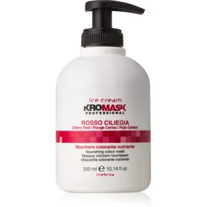Inebrya Výživná maska na vlasy - červená višňa Ice Cream Kromask Professional (Nourishing Color Mask) 300 ml