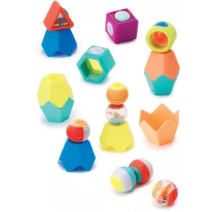 INFANTINO - Súprava senzorických hračiek Loptičky, kocky & tégliky