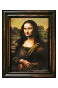 Olejomaľba v ráme  Leonardo Da Vinci, Mona Lisa