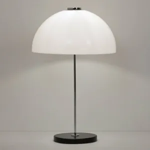 Stolná lampa Innolux Kupoli s čiernym podstavcom