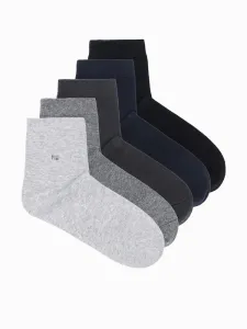 Mix ponožiek s jemným vzorom  U453 (5 KS)