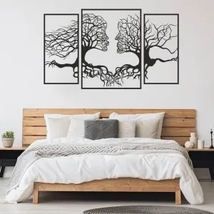 Trojdielny obraz na stenu - Tvár stromov