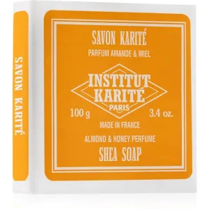 Institut Karité Paris Almond and Honey Shea Soap tuhé mydlo s bambuckým maslom 100 g