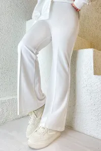 InStyle španielske nohavice na nohy - biele #8790806