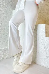 InStyle španielske nohavice na nohy - biele #8666196