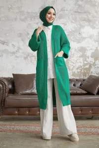 InStyle Farah Loose Sleeve Knitwear Cardigan - Green
