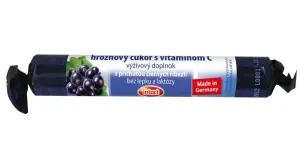 INTACT HROZNOVÝ CUKOR s vitamínom C s príchuťou čiernych ríbezlí (pastilky v rolke) 1x40g