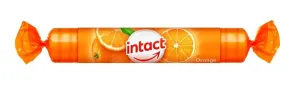 INTACT rolka hroznový cukor s vitamínom C pomaranč 40 g