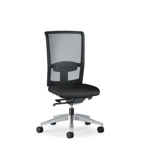 Kancelárska otočná stolička GOAL AIR, výška operadla 545 mm interstuhl